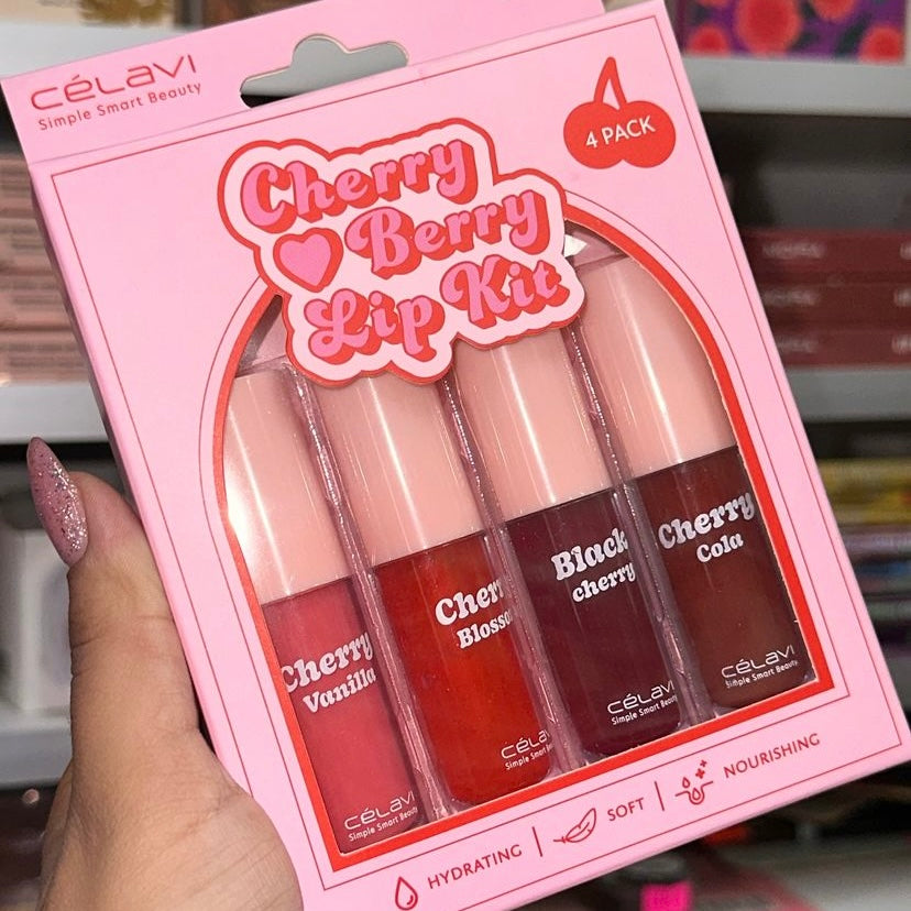 Celavi - Lip Oil Cherry Berry Set