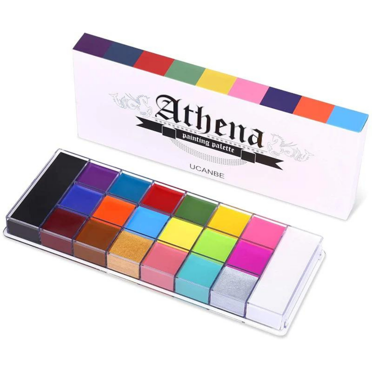 Paleta Face Body Paint Oil Palette Athena Painting Palette - Ucanbe