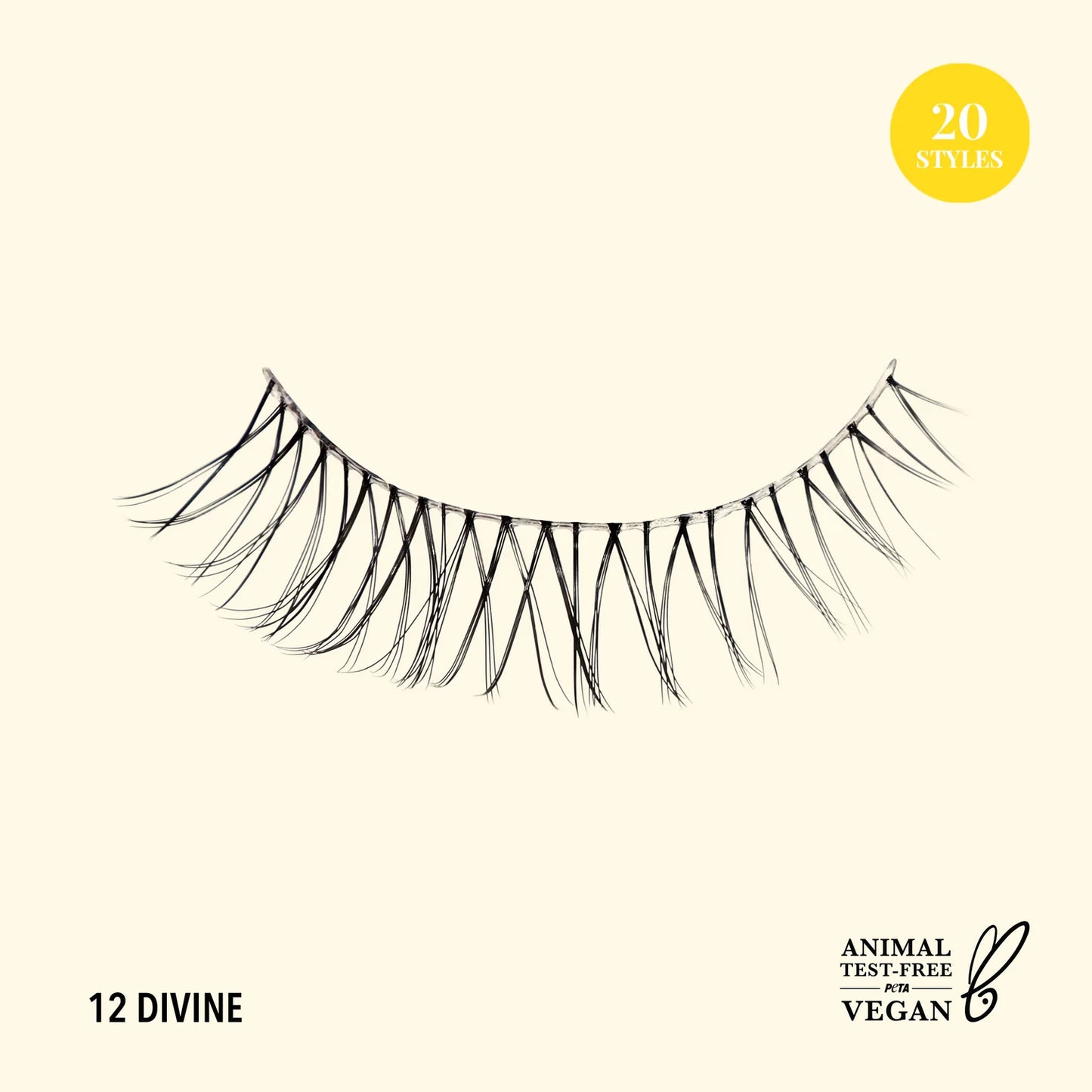 Pestañas Natural Effect Bionic Vegan Faux Lashes - Moira