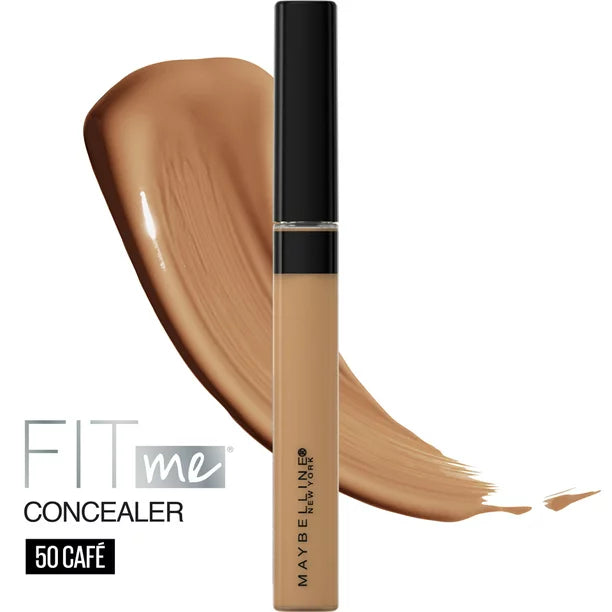 Corrector Fit Me Liquid Concealer Makeup, Natural Coverage, Oil-Free - Maybelline