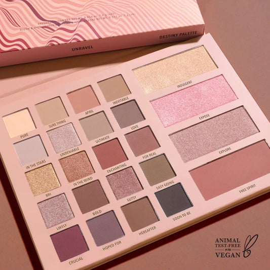 Paleta De Ojos y Rostro UNRAVEL Destiny Eye & Face Palette - Moira