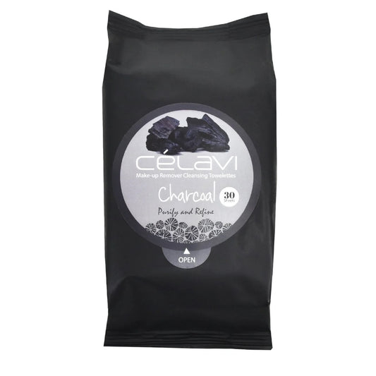 Celavi - Toallitas Desmaquillantes Charcoal Cleansing Wipes