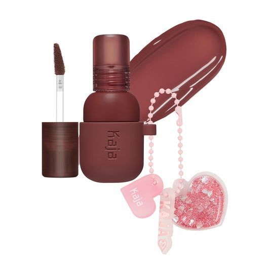 Kaja - Jelly Charm Glazed Lip Stain & Blush With Keychain