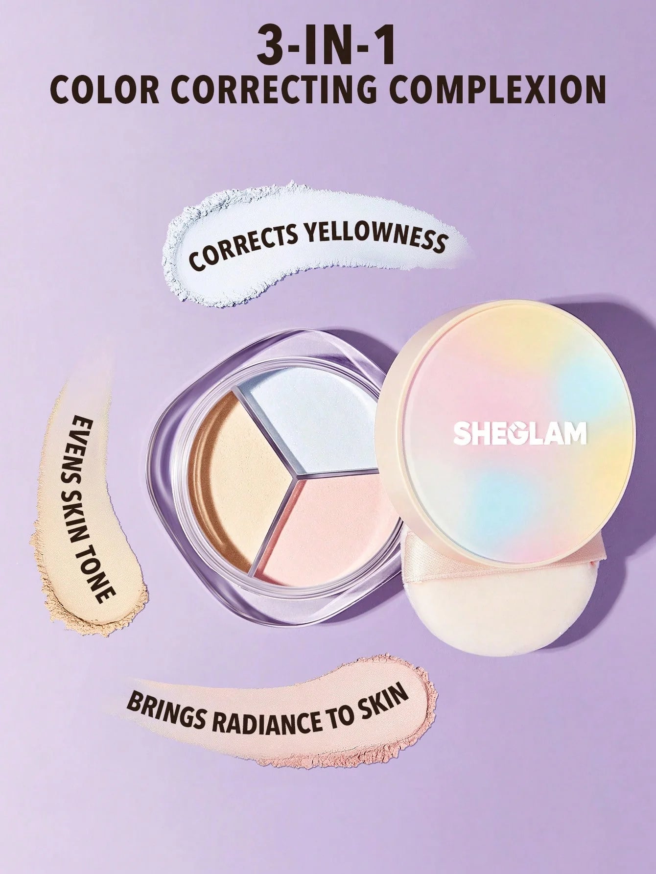 Sheglam - Polvos Sueltos Radiance Ring 3-In-1 Correcting Setting Powder