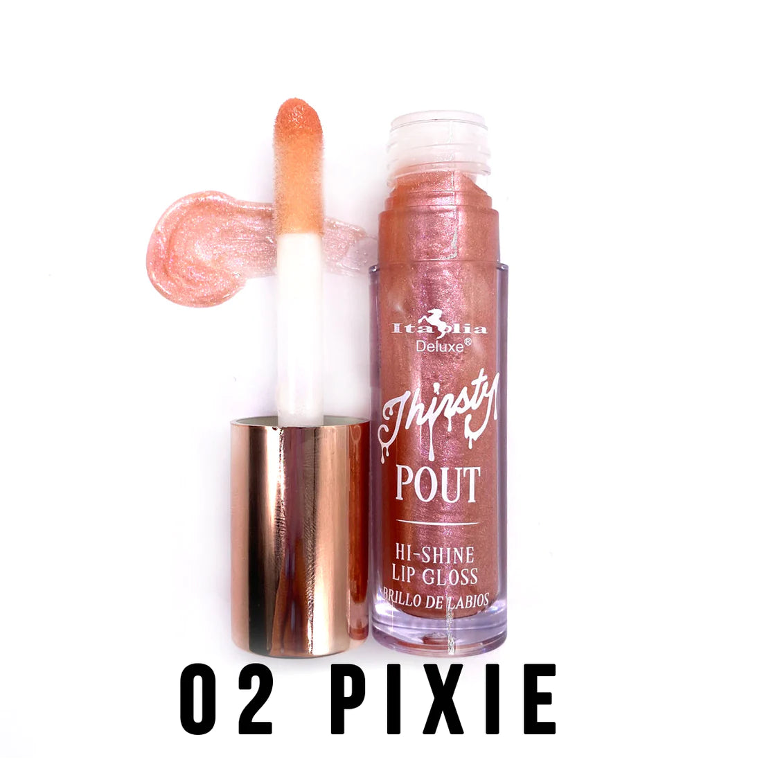 Thirsty Pout Hi-Shine Lip Gloss - Italia Deluxe