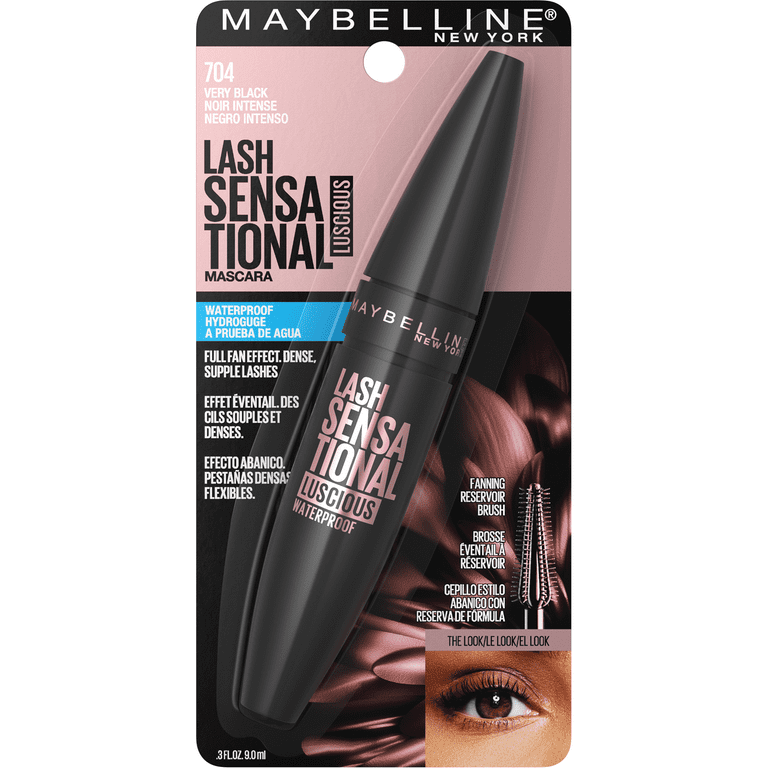 Mascara de Pestañas Lash Sensational Waterproof - Maybelline