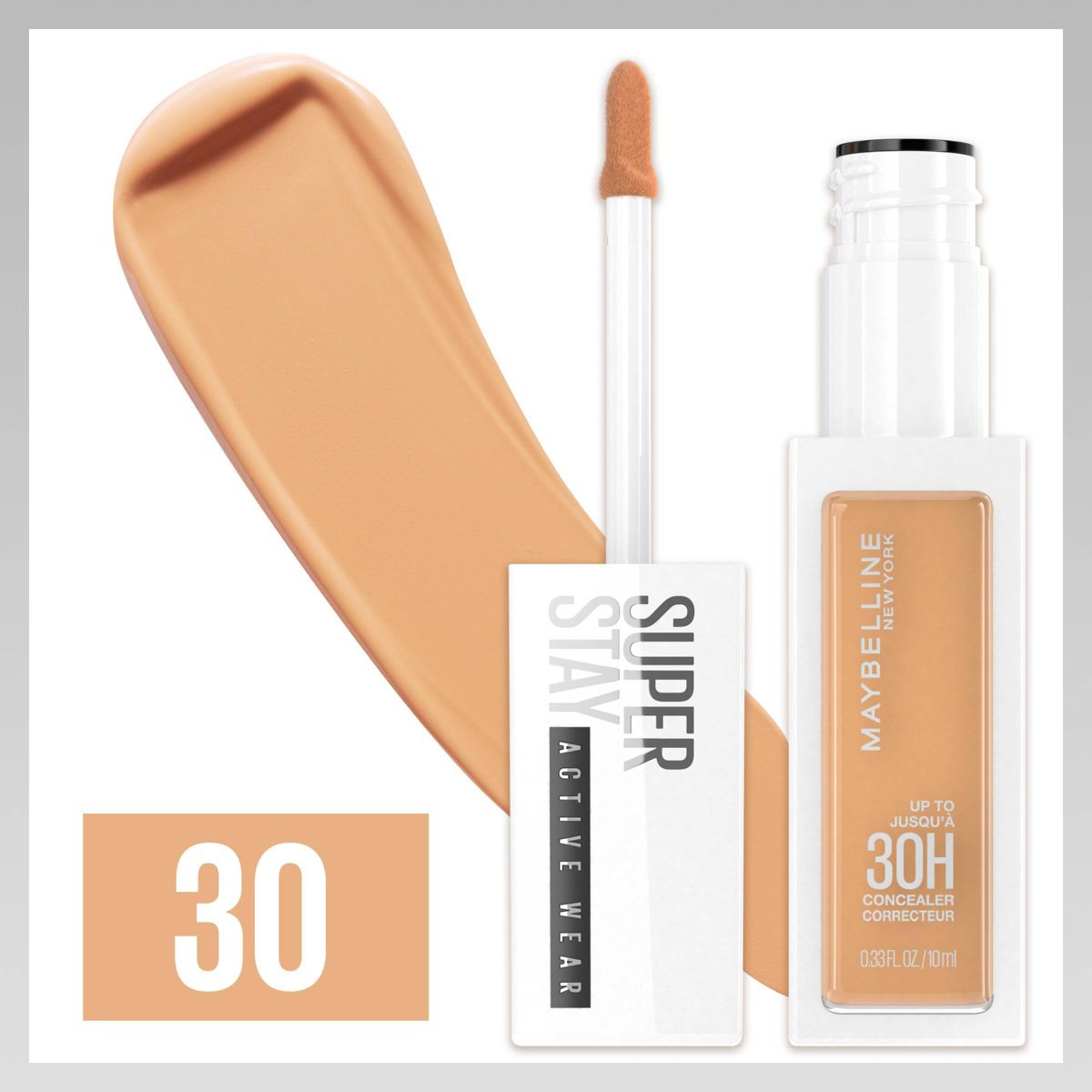 Corrector Super Stay Longwear Liquid Concealer 30HR Active Wear - Maybelline