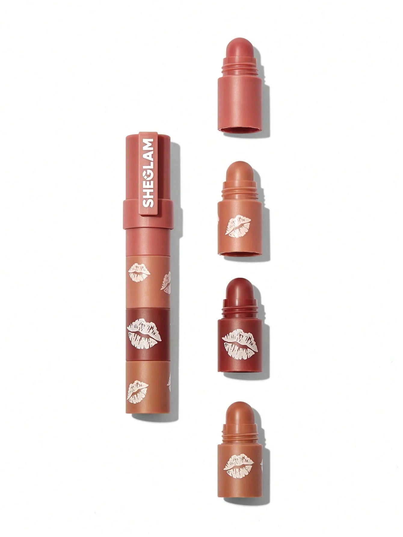 Trio de labios de Labios Mega Lip Stacks nude - Sheglam