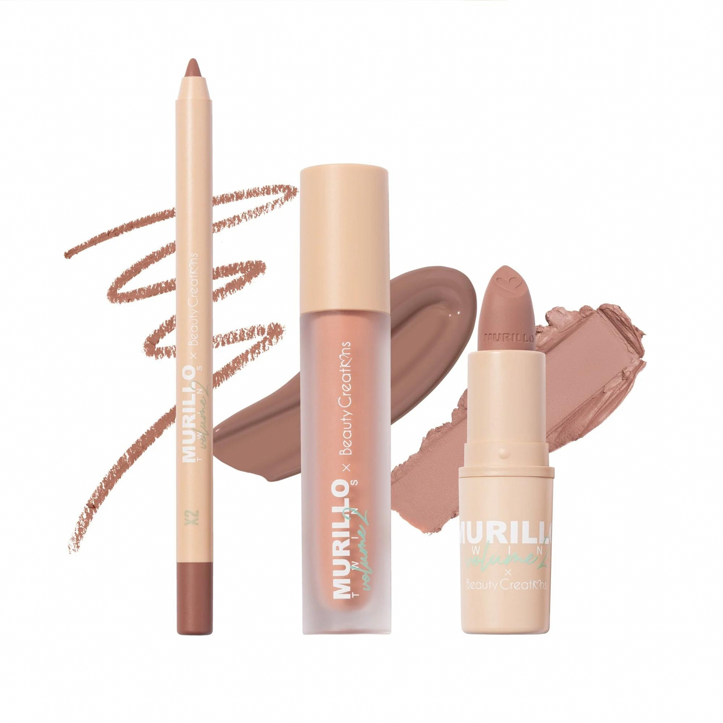 Beauty Creations -  Kit de Labios Love Me Nude Lip Murillo Twins Vol. 2