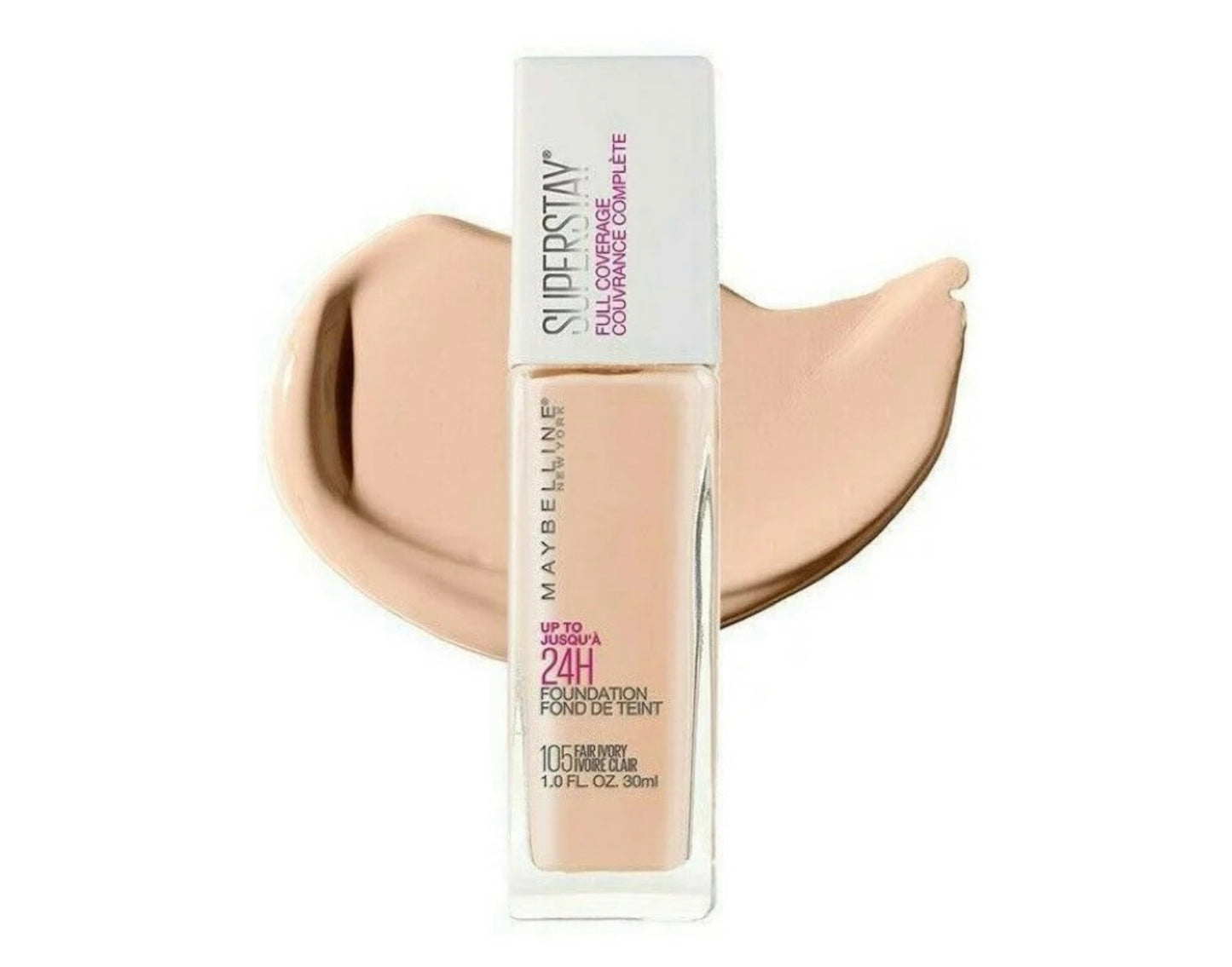 Base Super Stay 24H Full Coverage Liquid Foundation - Maybelline