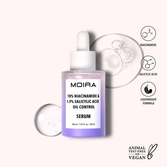 Moira - Suero 10% Niacinamide & 1.9% Salicylic Acid Oil Control Serum