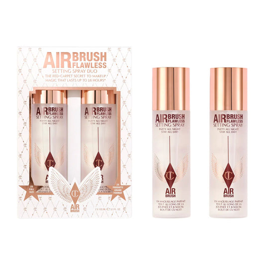 Airbrush Flawless Finish Setting Spray Duo $76 Value - Charlotte Tilbury