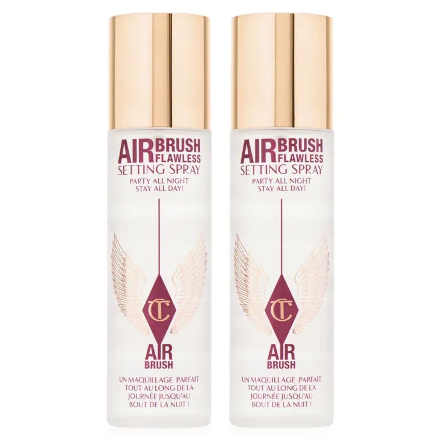 Airbrush Flawless Finish Setting Spray Duo $76 Value - Charlotte Tilbury