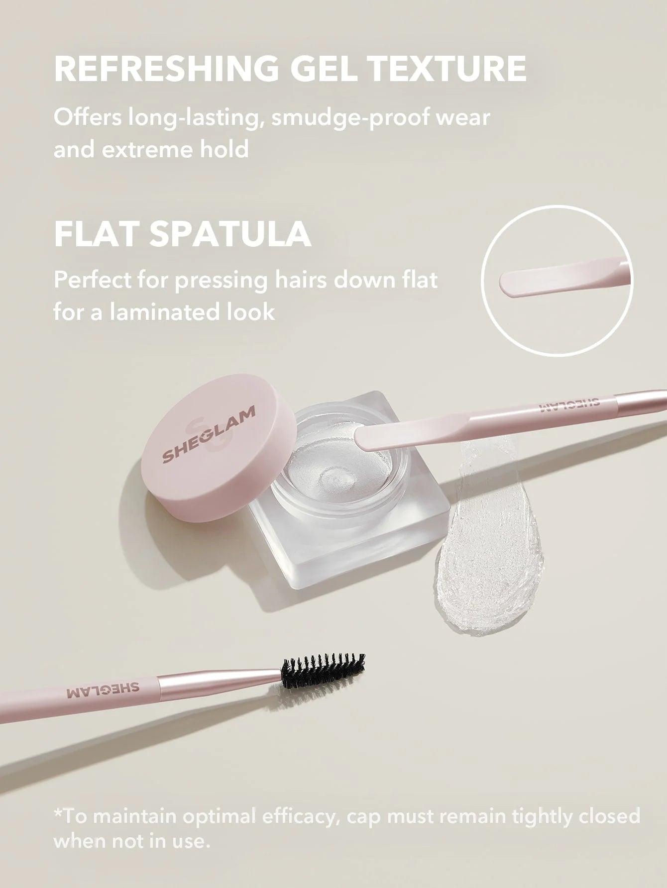 Sheglam - Kit de cejas Set Me Up Brow Hold-Crystal Clear