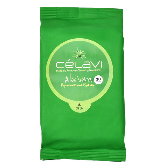 Celavi - Toallitas Desmaquillantes Aloe Vera Cleansing Wipes