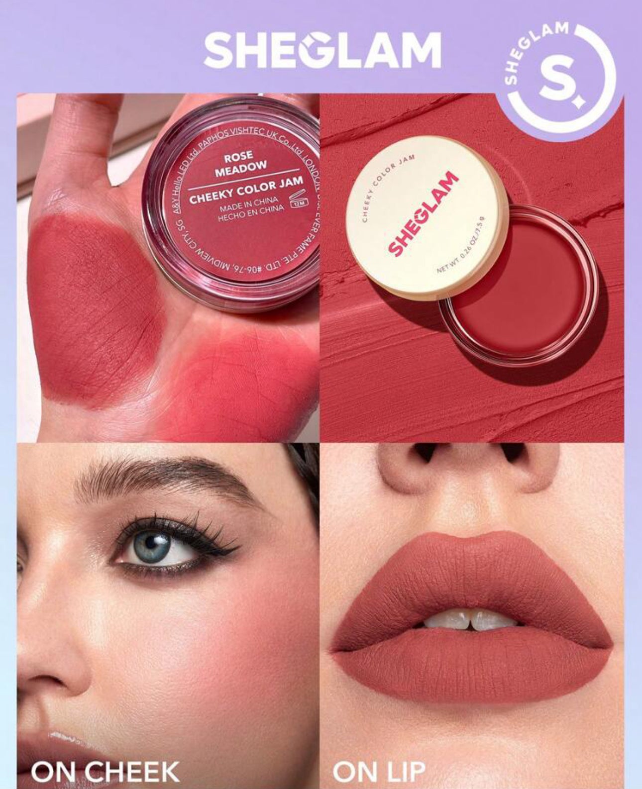 Rubor en Crema Cheeky Color Jam - Sheglam