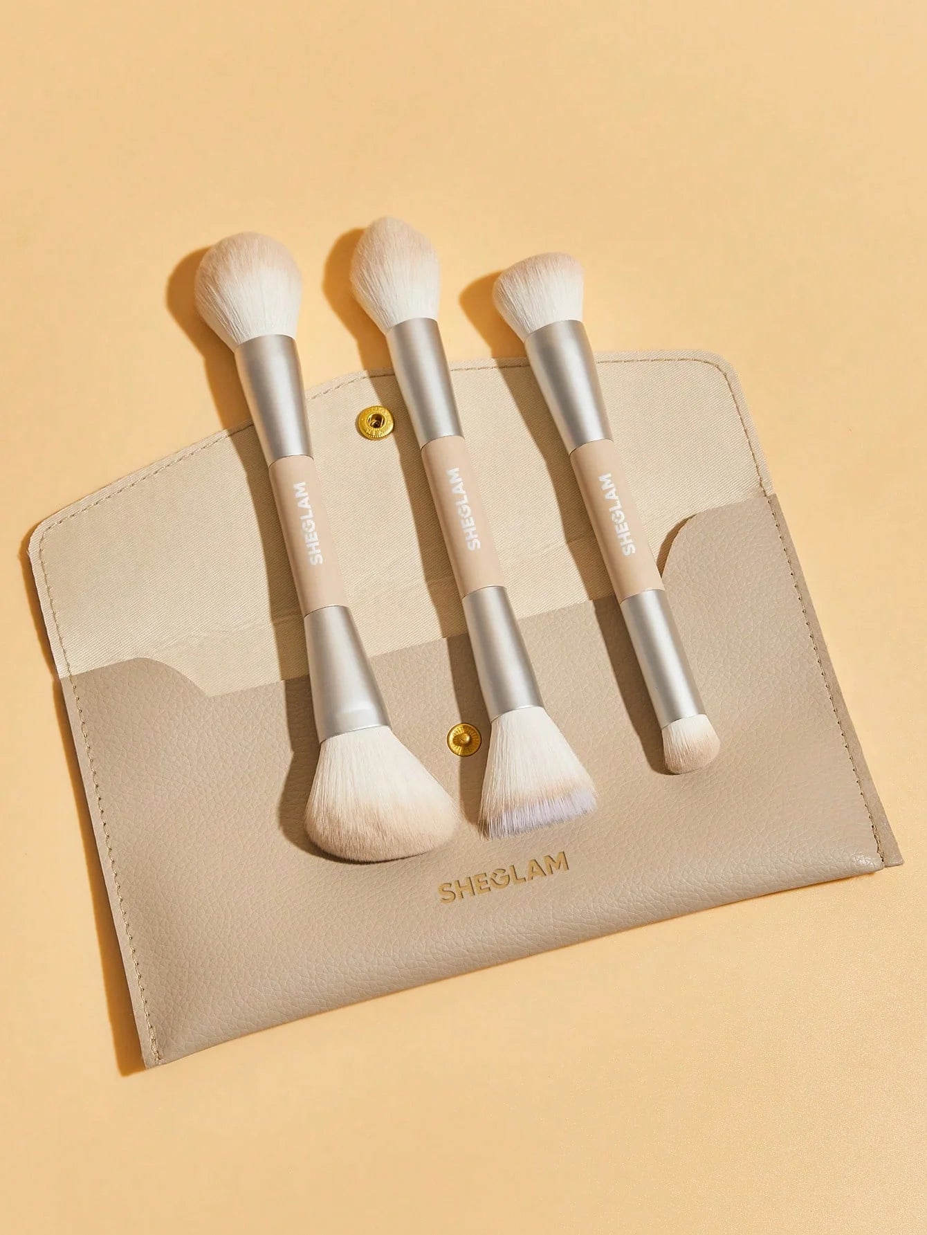 Set de Brohas Glam 101 Face Essentials Brush Set With Bag - Sheglam