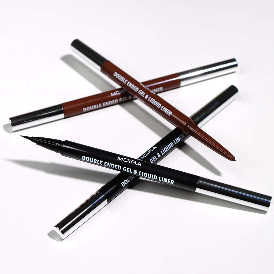 Delineador Líquido Double Ended Gel & Liquid Liner - Moira