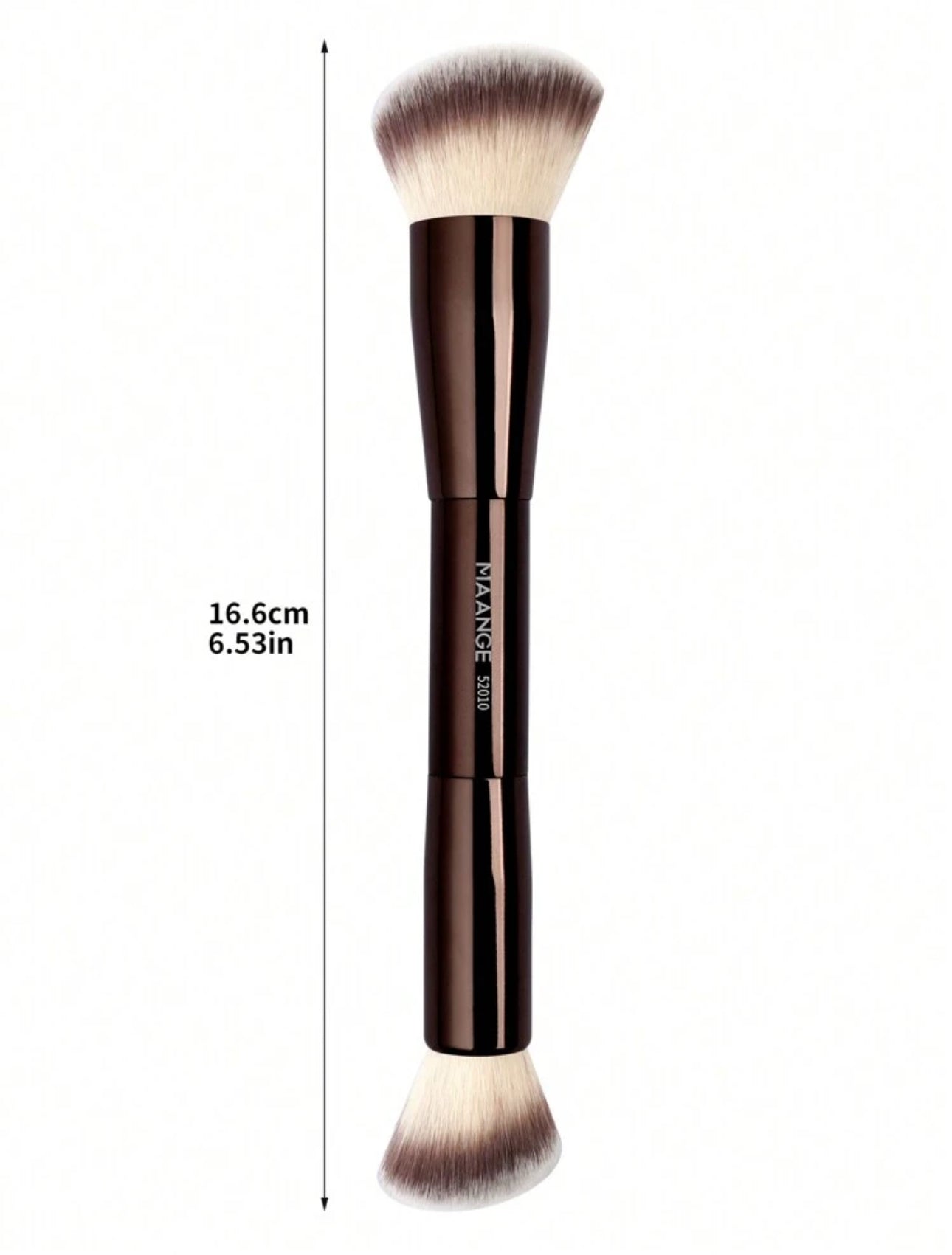 Shein - Brocha de Rostro Doble para RUBOR/CORRECTOR en Liquido o en Crema