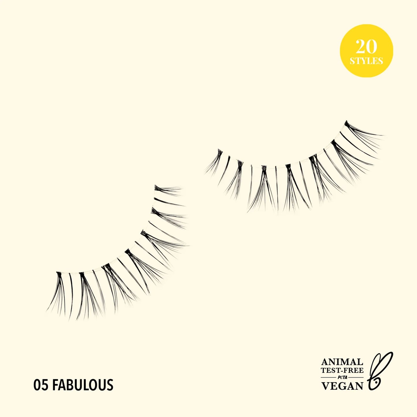 Pestañas Natural Effect Bionic Vegan Faux Lashes - Moira