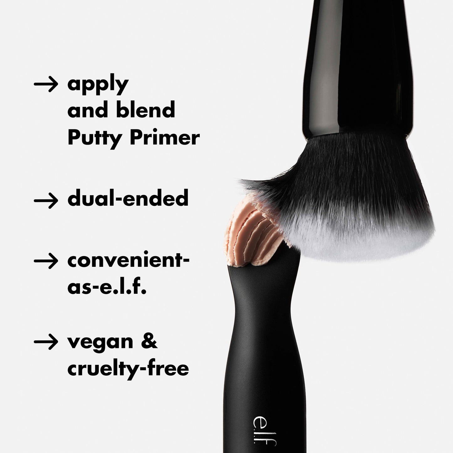 Brocha Putty Primer Brush and Applicator - Elf Cosmetics