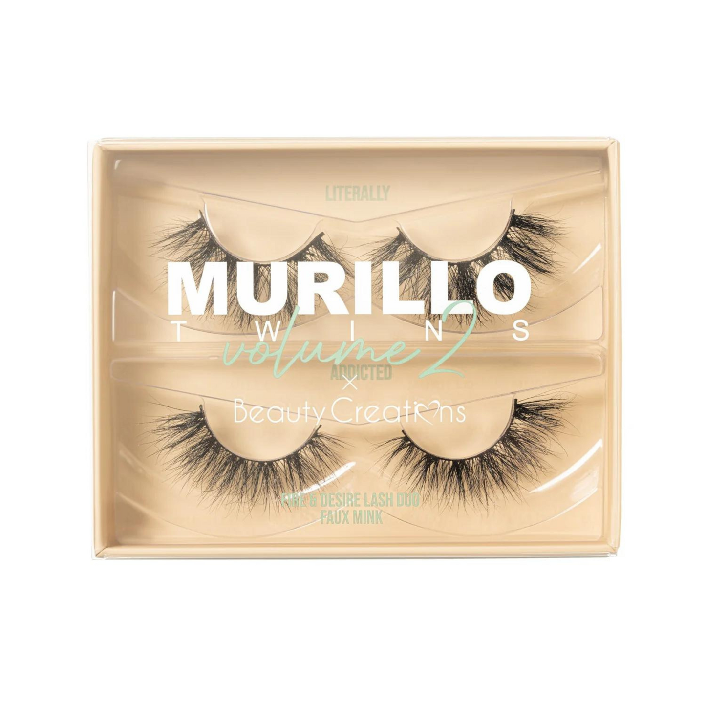 Beauty Creations - Set de Pestañas Fire & Defire Lashes Murillo  Twins Vol. 2