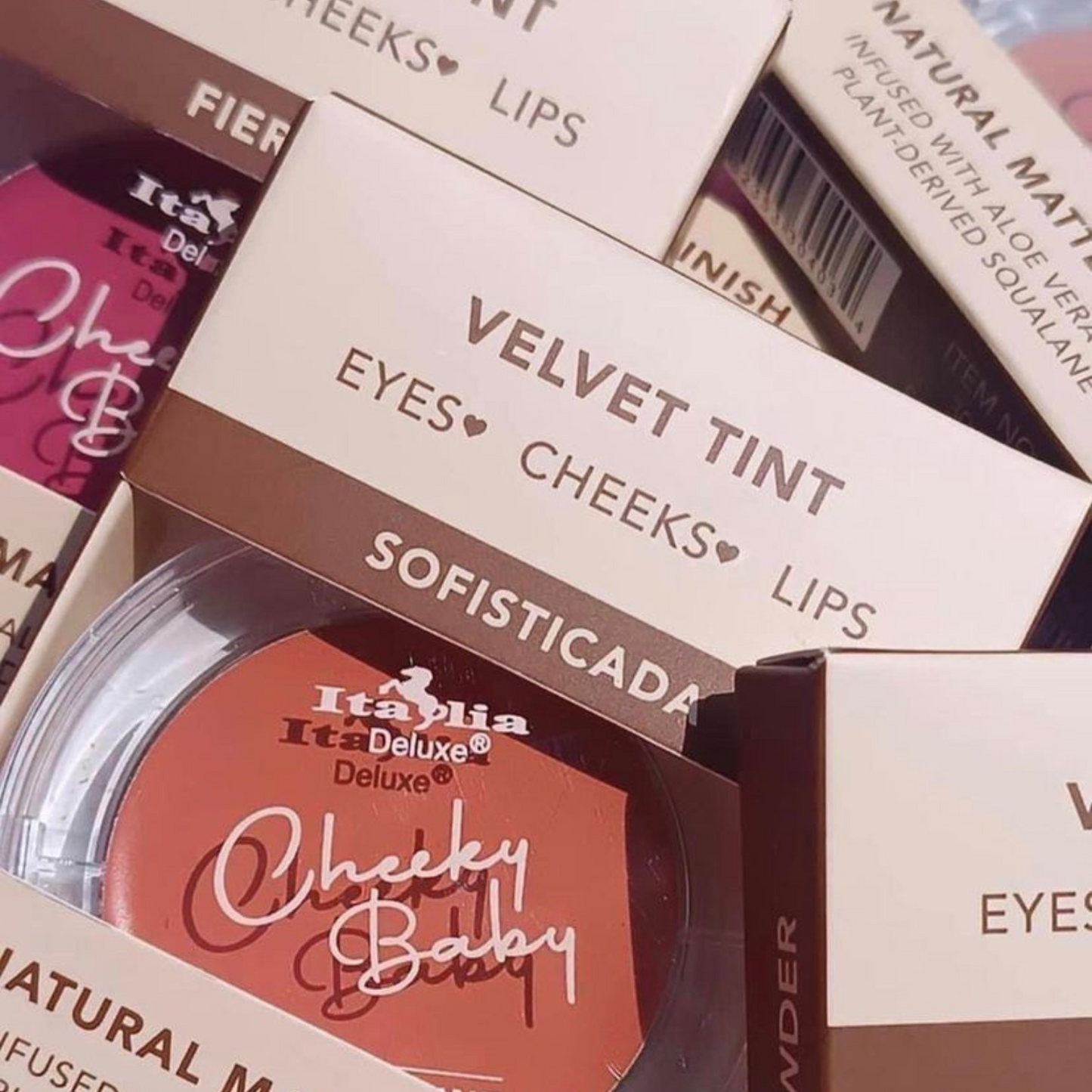 Rubor en Crema Cheeky Baby Velvet Tint - Italia Deluxe