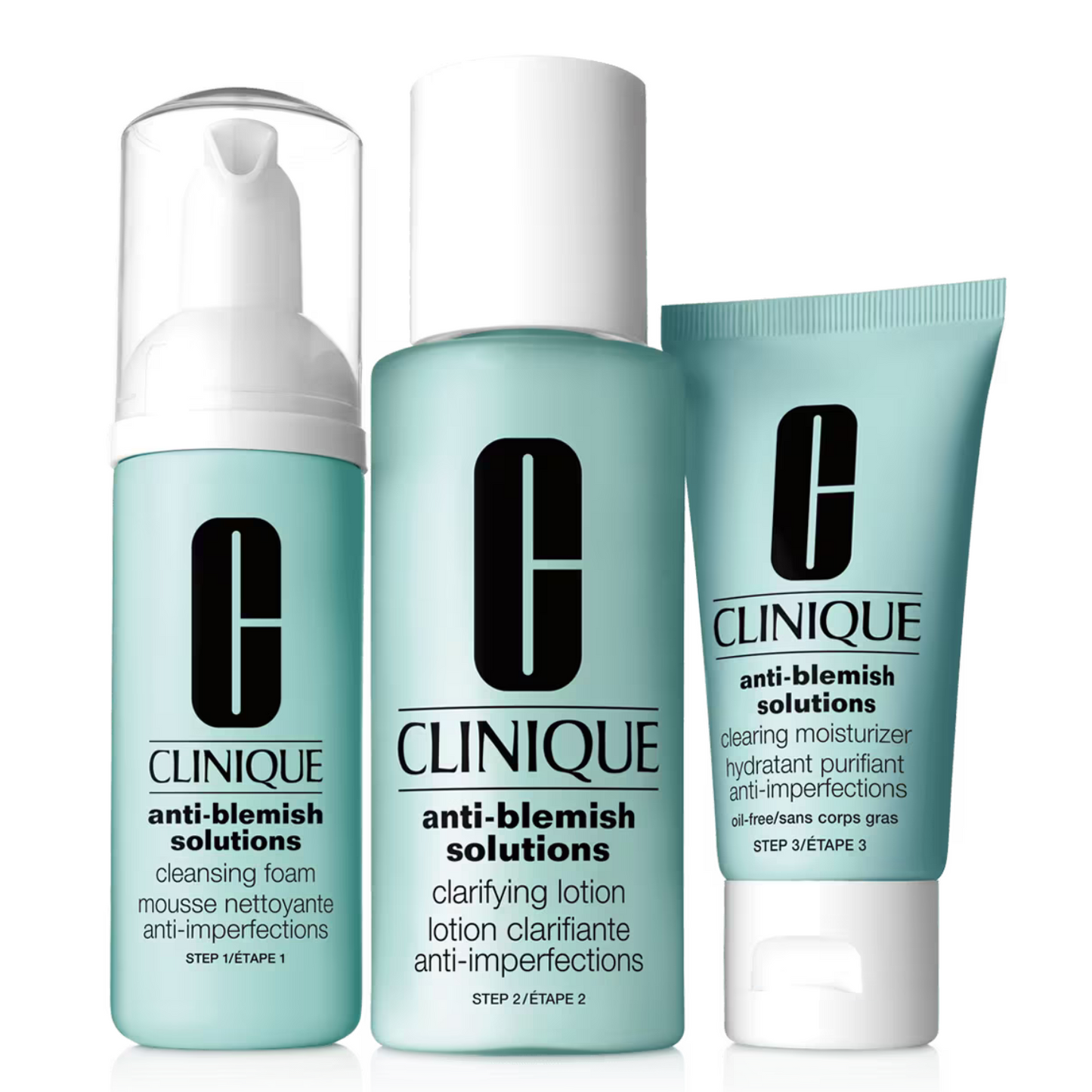 Set limpiador Clean Skin, Fresh Start Acne Solutions Kit - Clinique