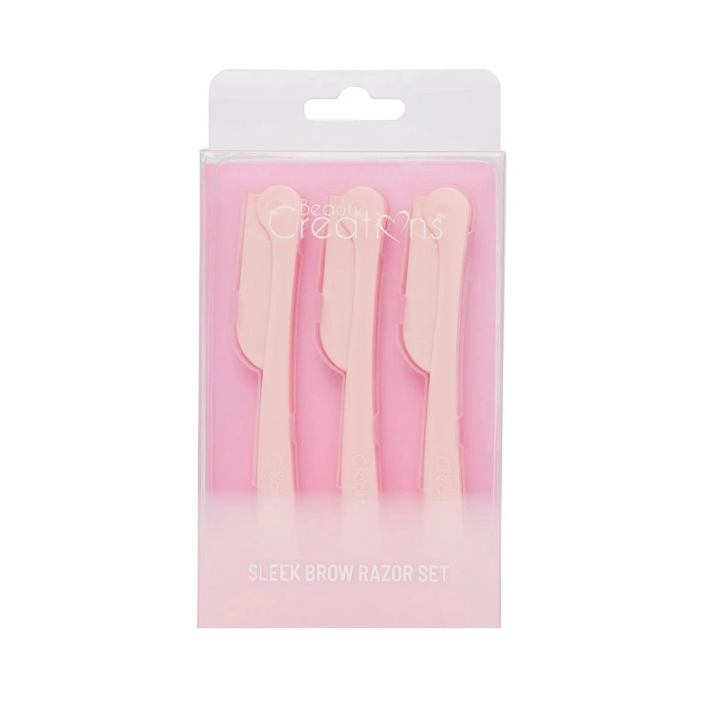 Beauty Creations - Set Perfiladores Pink Sleek And Brow Razor