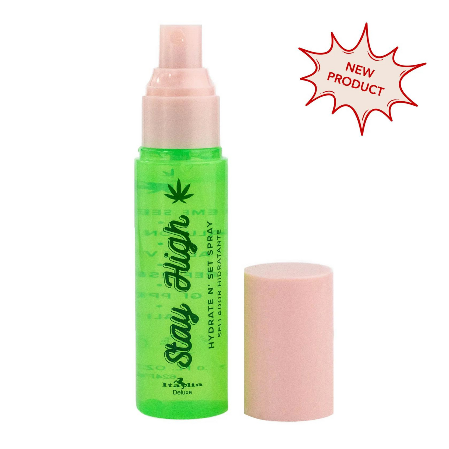 Italia Deluxe - Fijador de Maquillaje Stay High Hydrate N' Set Spray