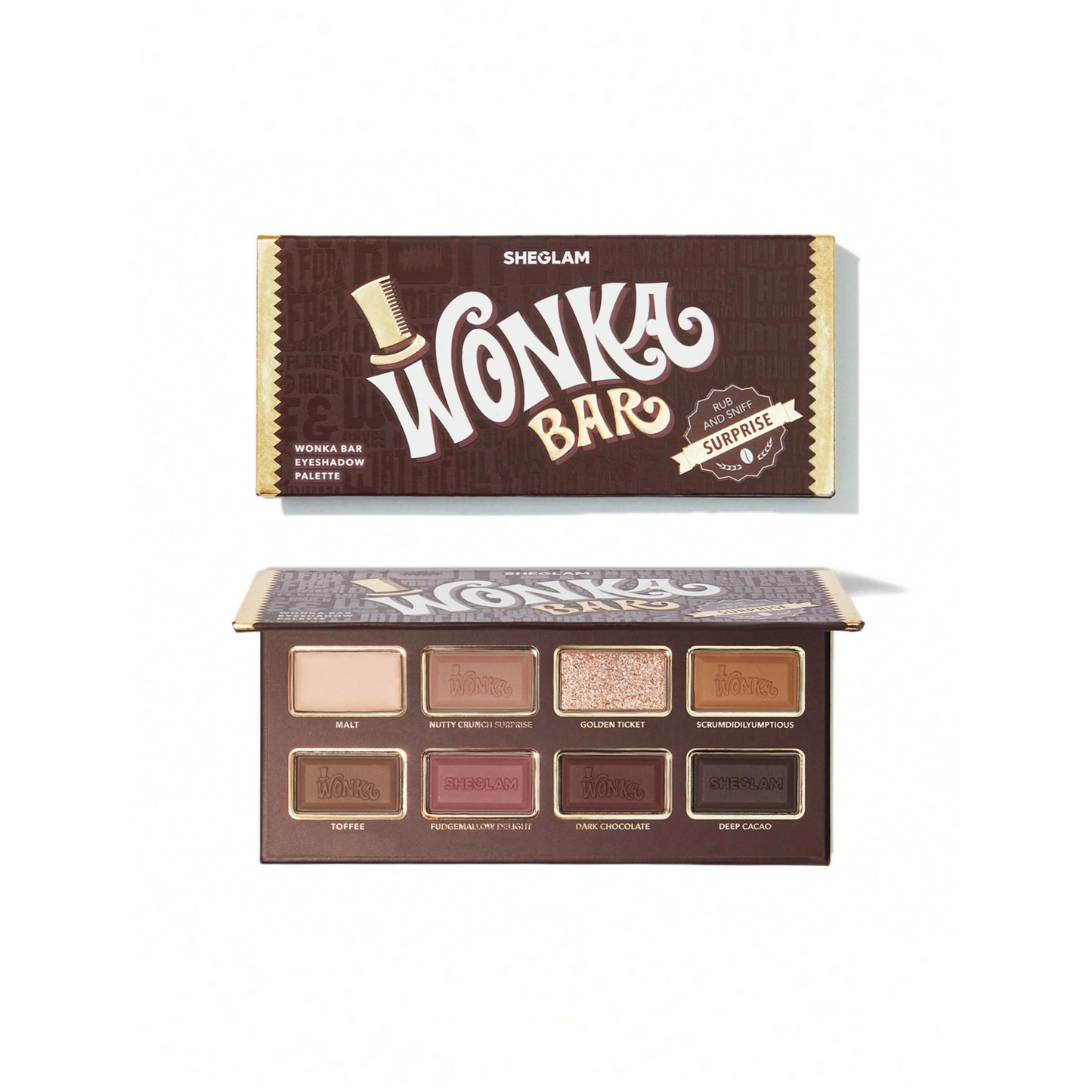 Paleta de Sombras Willy Wonka Wonka Bar Eyeshadow Palette - Sheglam