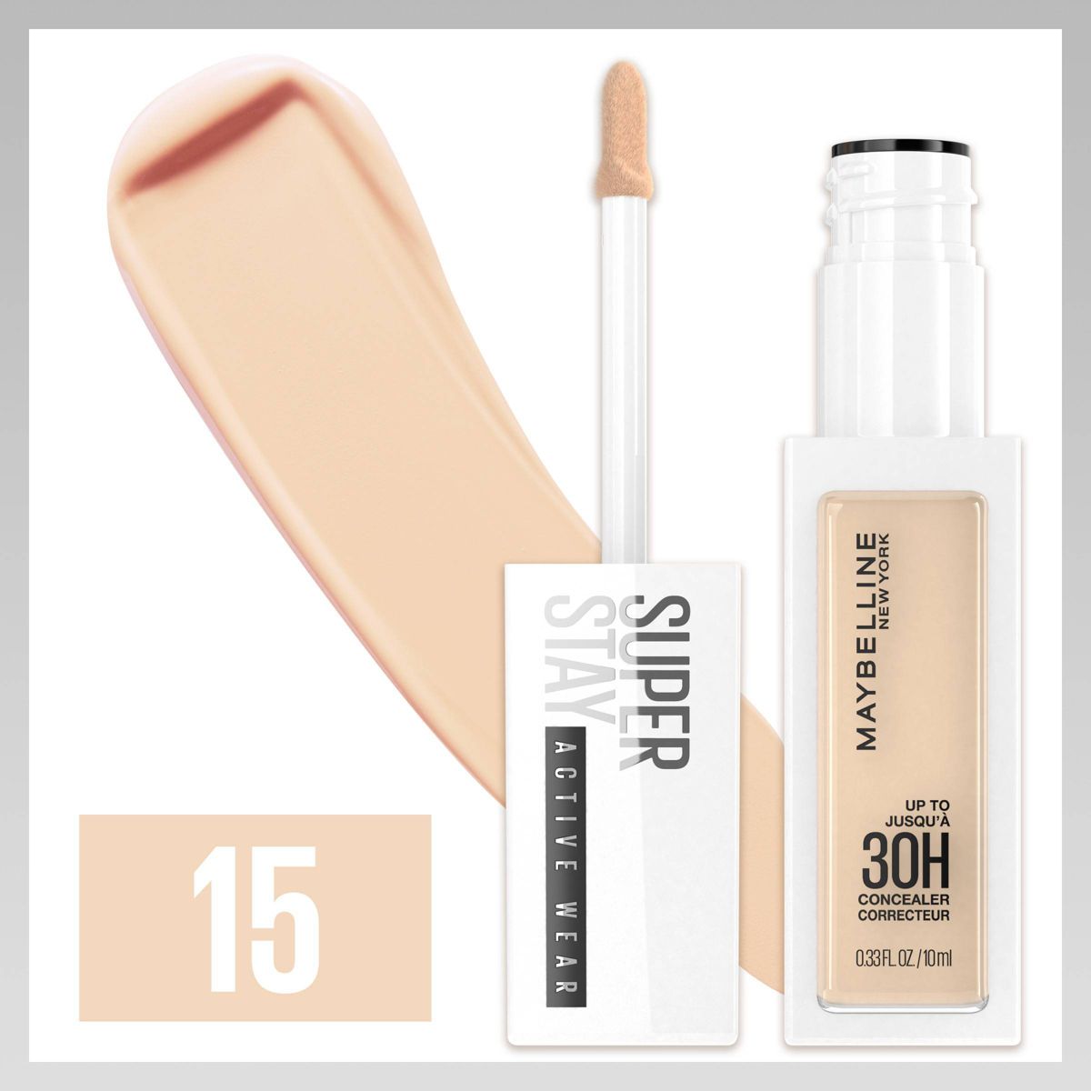 Corrector Super Stay Longwear Liquid Concealer 30HR Active Wear - Maybelline