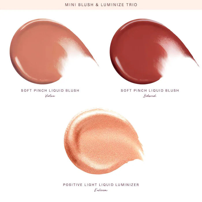 Rare Beauty - Mini Blush & Luminize Trio **BAJO-PEDIDO**