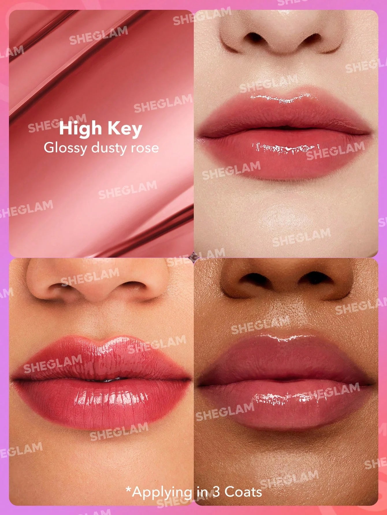 Sheglam - Mirror Kiss High-Shine Lipstick