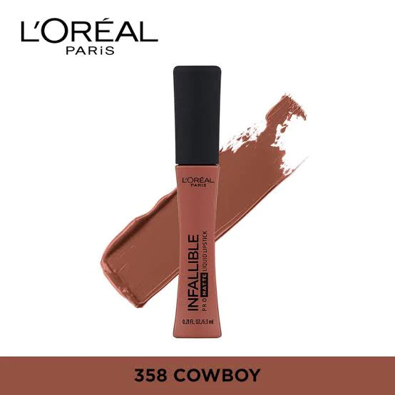 L'Oreal Paris - INFALLIBLE Pro-Matte Liquid Lipstick 358 Cowboy