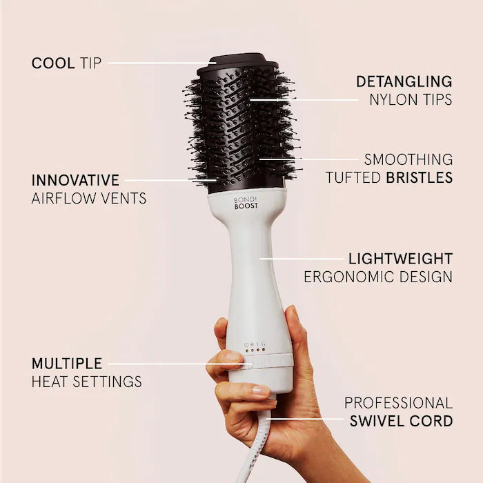 BondiBoost - 3" Blowout Brush Pro 3-in-1 Hair Dryer Brush