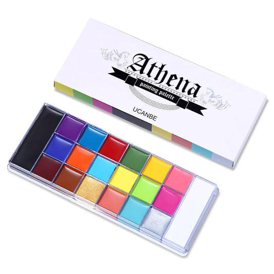 Paleta Face Body Paint Oil Palette Athena Painting Palette - Ucanbe