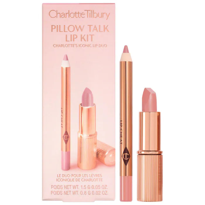 Charlotte Tilbury - Mini Pillow Talk Lipstick & Liner Set **BAJO - PEDIDO**