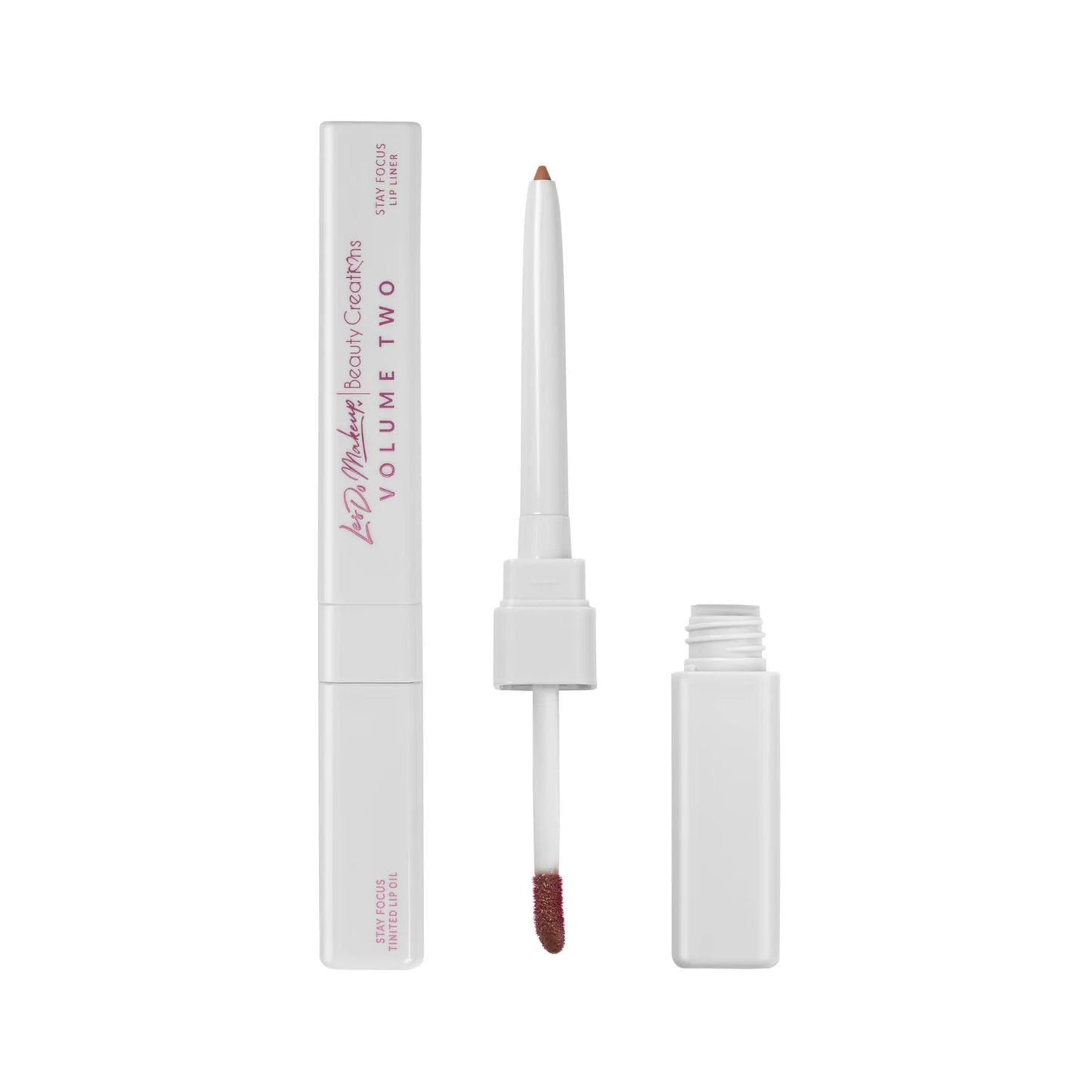 Beauty Creations x Lesdomakeup - Stay Focus Dual Ended Lip Line Tinted Oil