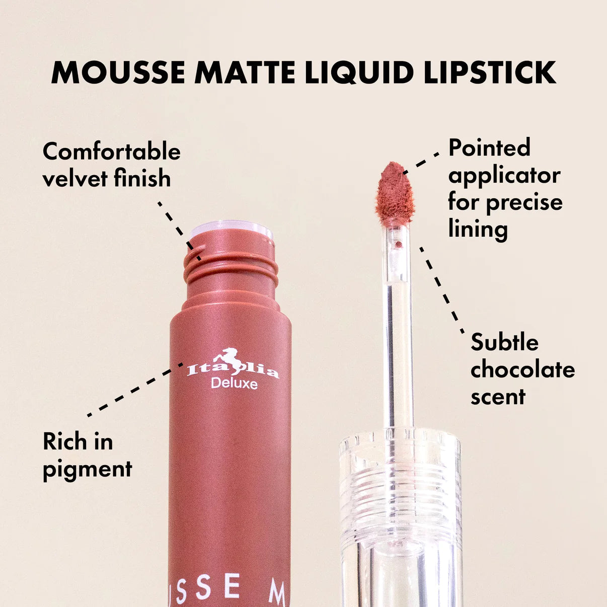 Italia Deluxe - Labial Mousse Matte Liquid Lipstick