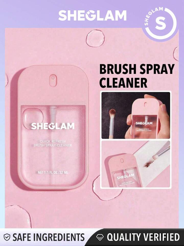 Sheglam - Limpiador de Brochas Quick Refresh Brush Spray Cleaner