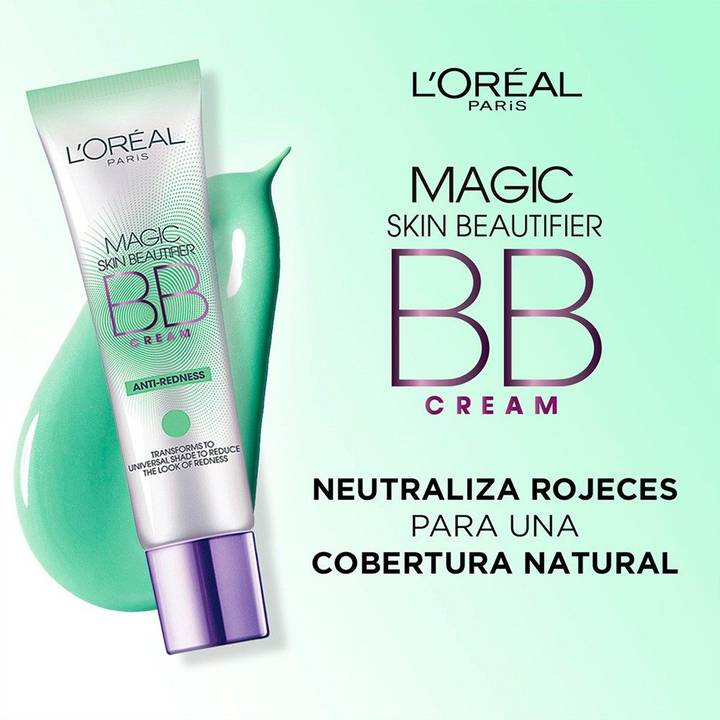 L'Oreal Paris - Magic Skin Beautifier BB Cream - Antienrojecimiento