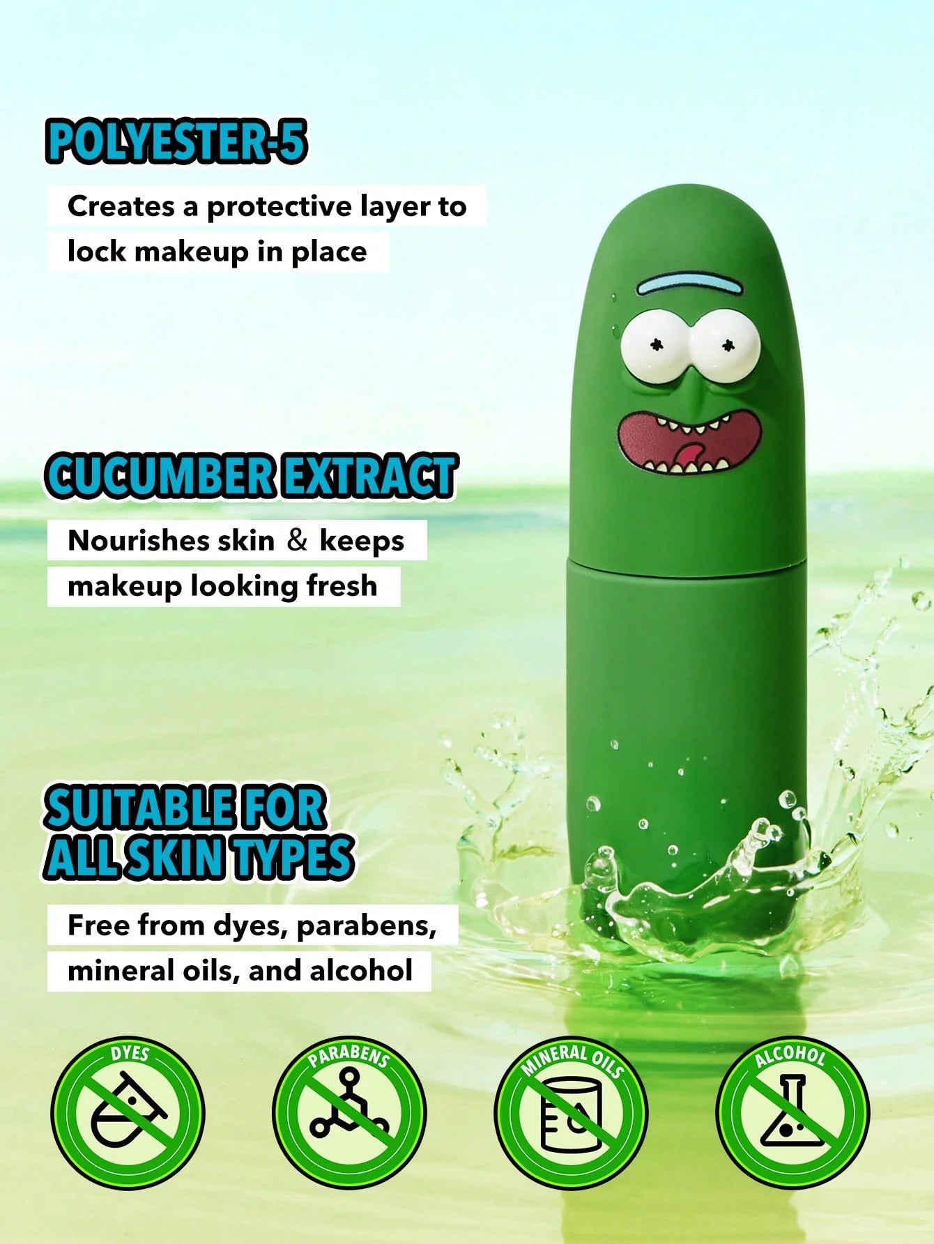 Rick y Morty X SHEGLAM Pickle Rick Setting Spray