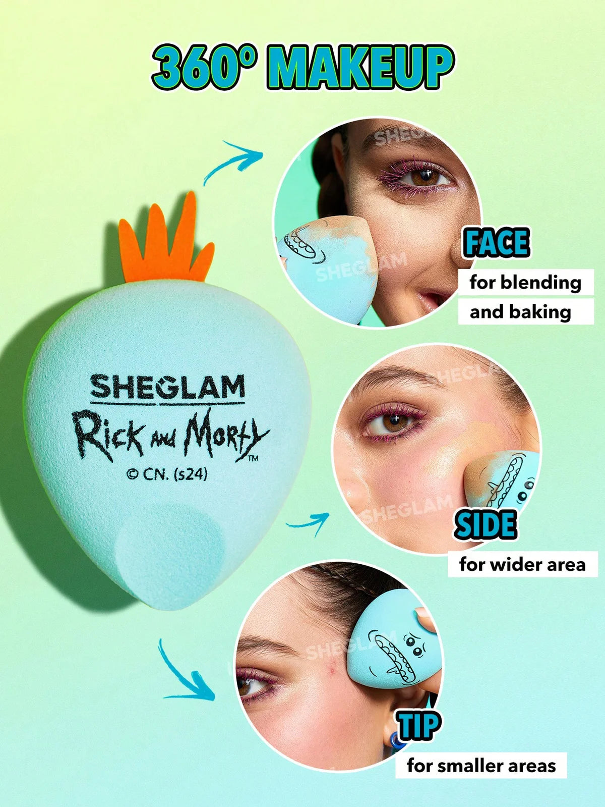 Rick y Morty X SHEGLAM Esponja de belleza del Sr. Meeseeks