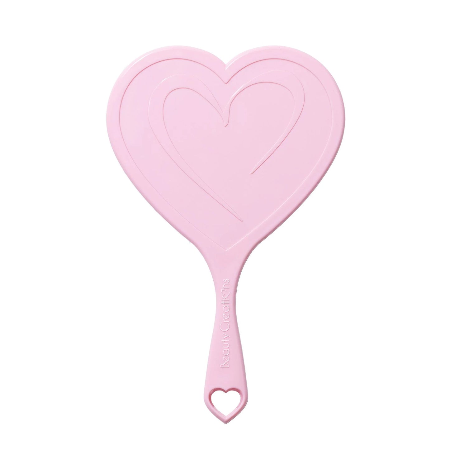 Beauty Creations -  Handheld Mirror  Heart Shape