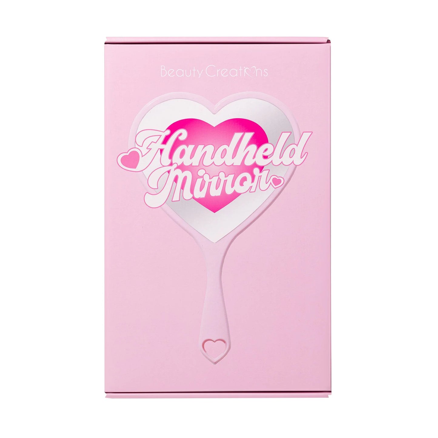 Beauty Creations -  Handheld Mirror  Heart Shape