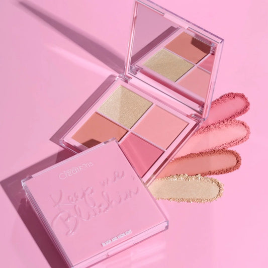 Beauty Creations - Paleta de Rostro Keep me Blushin 24/7 Blush Quad