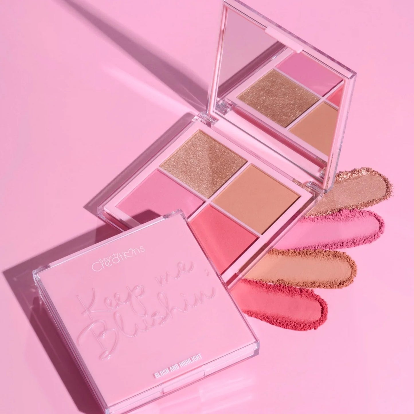 Beauty Creations - Paleta de Rostro Keep me Blushing 4-EVER Blush Quad