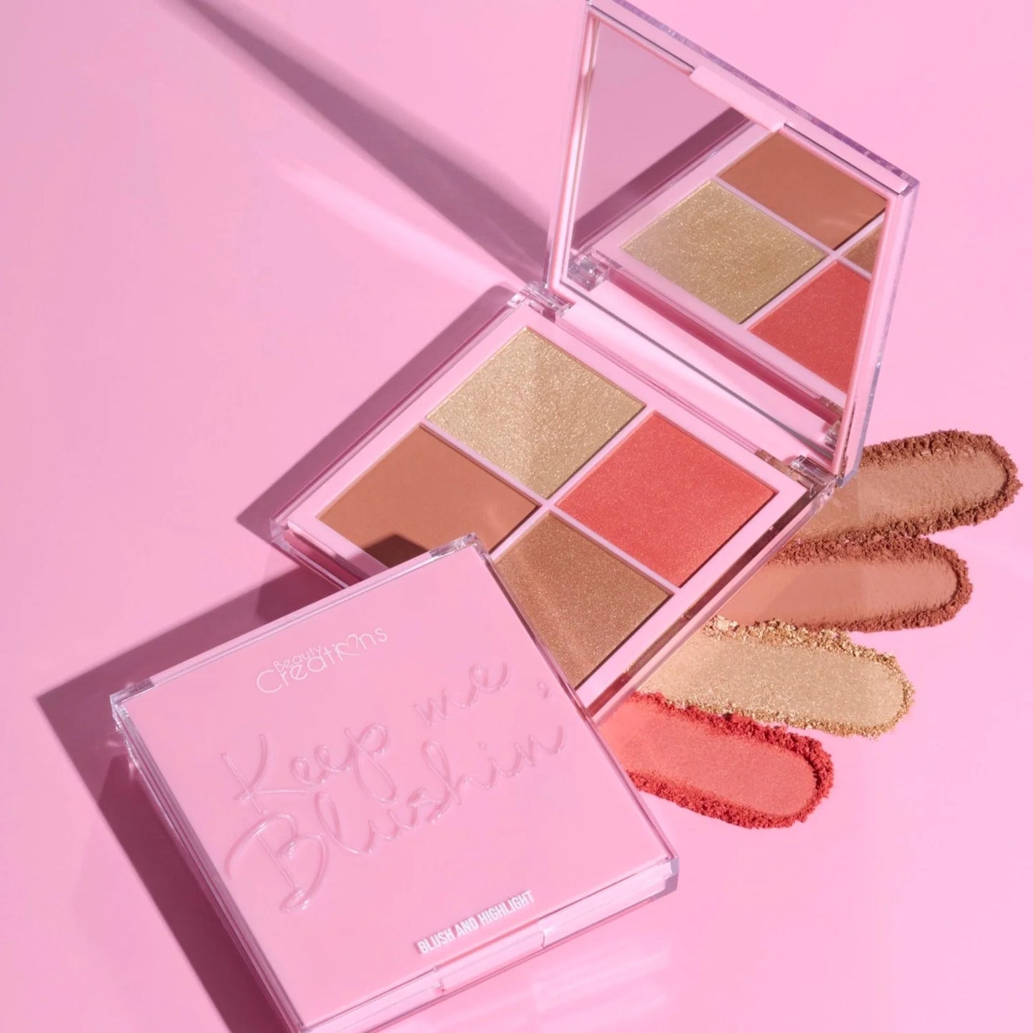 Beauty Creations - Paleta de Rostro Keep me Blushing @NIGHT Blush Quad