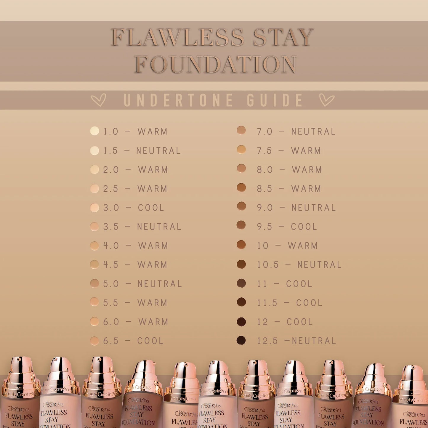 Base Flawless Stay Foundation - Beauty Creations